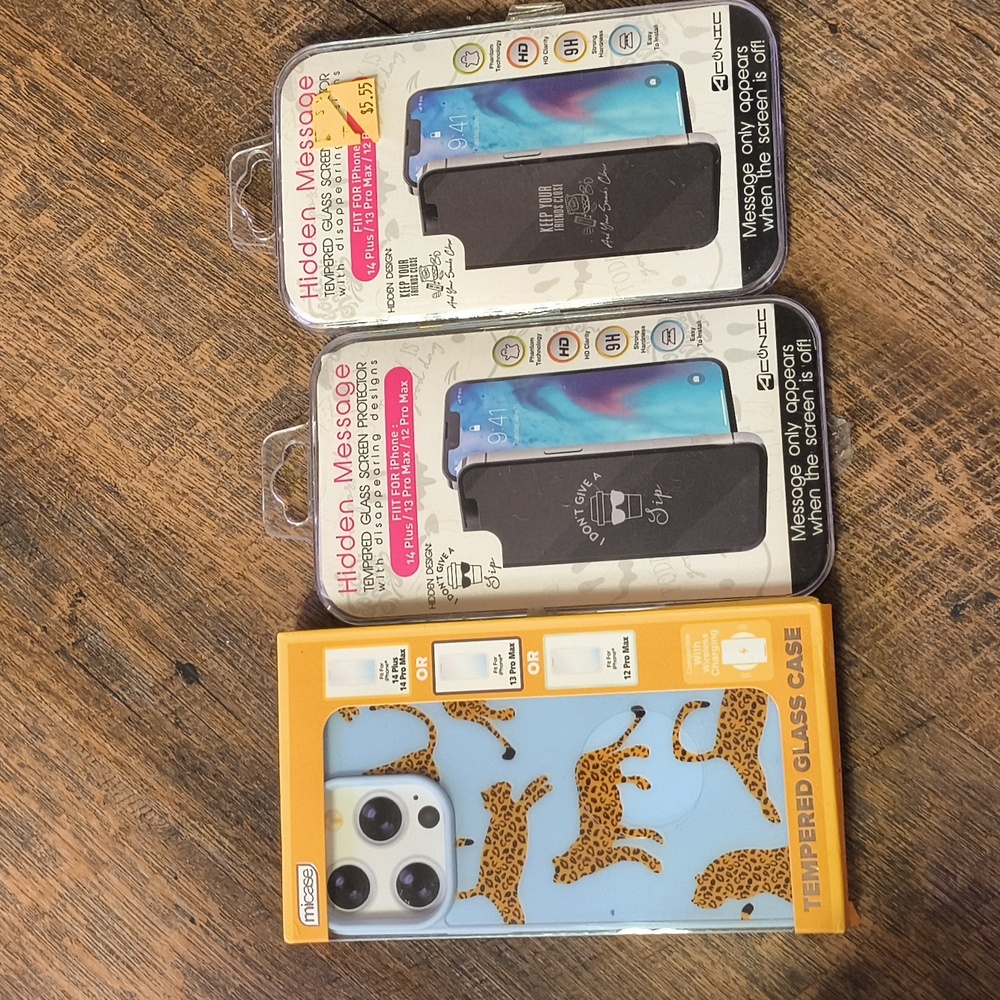 iPhone case and screen protectors